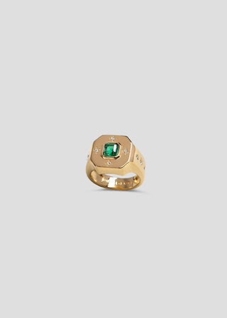 Signet Ring In Green