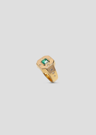 Signet Ring In Green