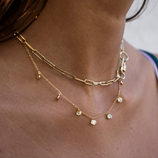 Gold plated necklace