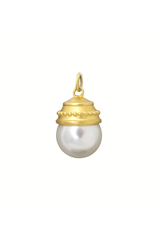 Pearl Charm In Gold Plated