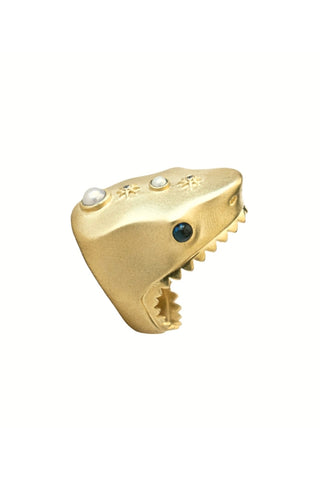 Shark Ring In Gold Plated