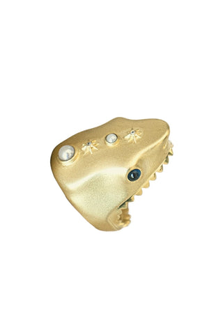 Shark Ring In Gold Plated