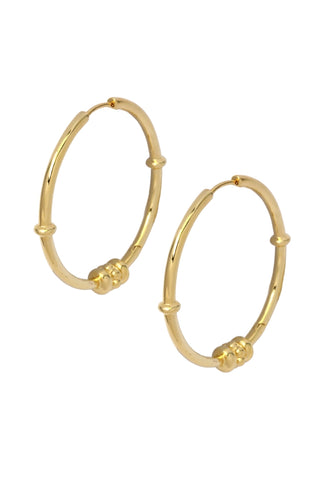 Vintage Hoops In Gold Plated